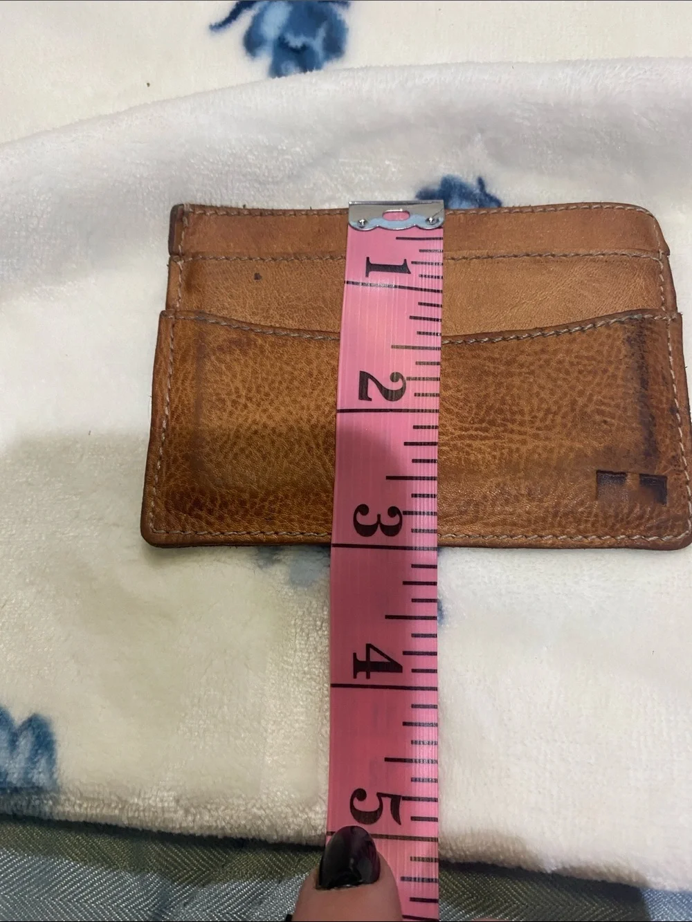 Bed Stu Tan Leather Card Holder - Minimalist Wallet - Picture 10 of 10